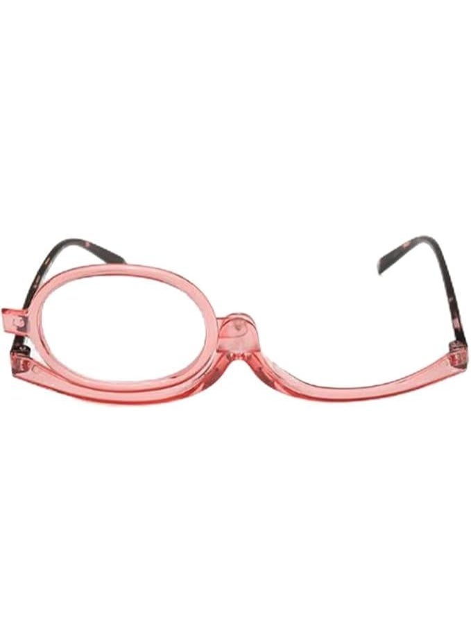 My souq Magnifying Makeup Glasses with Flip-Down Lens - Cosmetic Reading Spectacles for Easy Makeup Application - Image 1